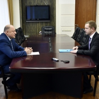 Состоялась рабочая встреча Сергея Голубева с директором Тверского государственного цирка Павлом Шиловым