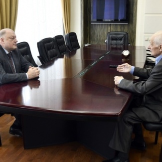 Сергей Голубев встретился с Валерием Корешковым