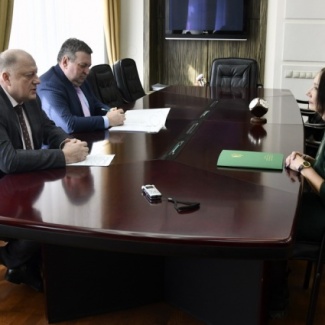 Состоялась рабочая встреча руководства Законодательного Собрания с и. о. начальника Управления Минюста России по Тверской области Ириной Кузиной