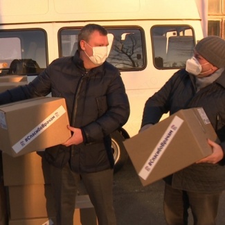 Вкусный подарок врачам городской больницы № 6