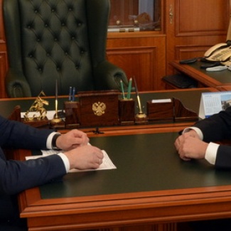 Состоялась встреча и. о. губернатора Игоря Рудени и председателя Заксобрания Андрея Епишина