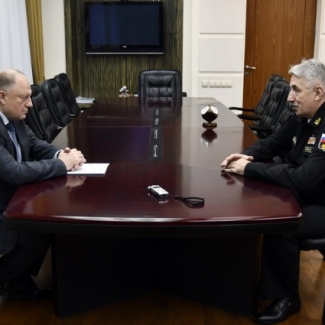 Сергей Голубев провел рабочую встречу с заместителем командующего Северным флотом