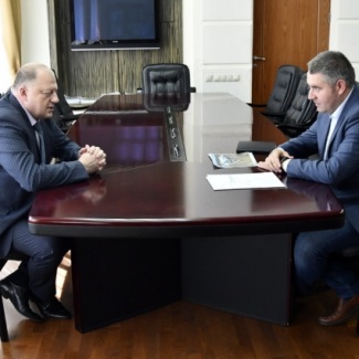 Состоялась рабочая встреча Сергея Голубева с директором ООО «Ржевмаш» Вячеславом Замятиным