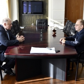 Состоялась рабочая встреча Сергея Голубева с президентом Тверской ТПП Владиславом Шориковым
