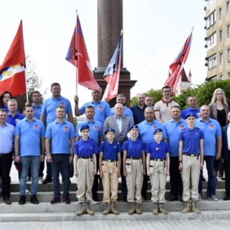 Тверь встретила участников автопробега «Сохраняя память – сохраним Отчизну»