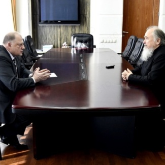 Состоялась встреча Сергея Голубева с протоиереем Леонидом Водолазским