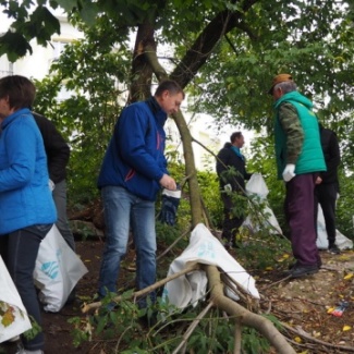 Сотрудники аппарата Законодательного Собрания приняли участие во Всероссийском субботнике «Зелёная Россия»